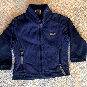 Patagonia full-zip fleece, kids 3-4